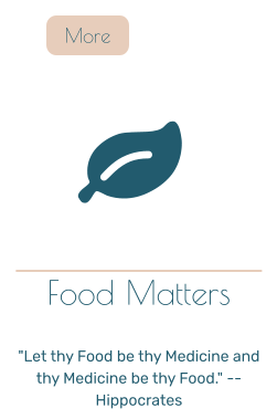 Food Matters   "Let thy Food be thy Medicine and thy Medicine be thy Food." -- Hippocrates  More