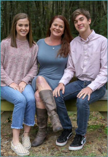Dr. Christy Agren of Chiropractic Life Center and her children Stone and Lorna.